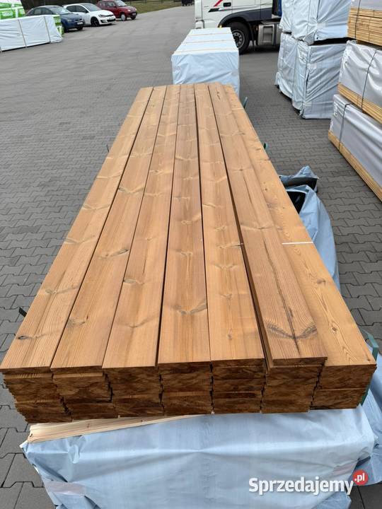 Deska tarasowa thermo sosna termo gładka KL BC Prusice sprzedam