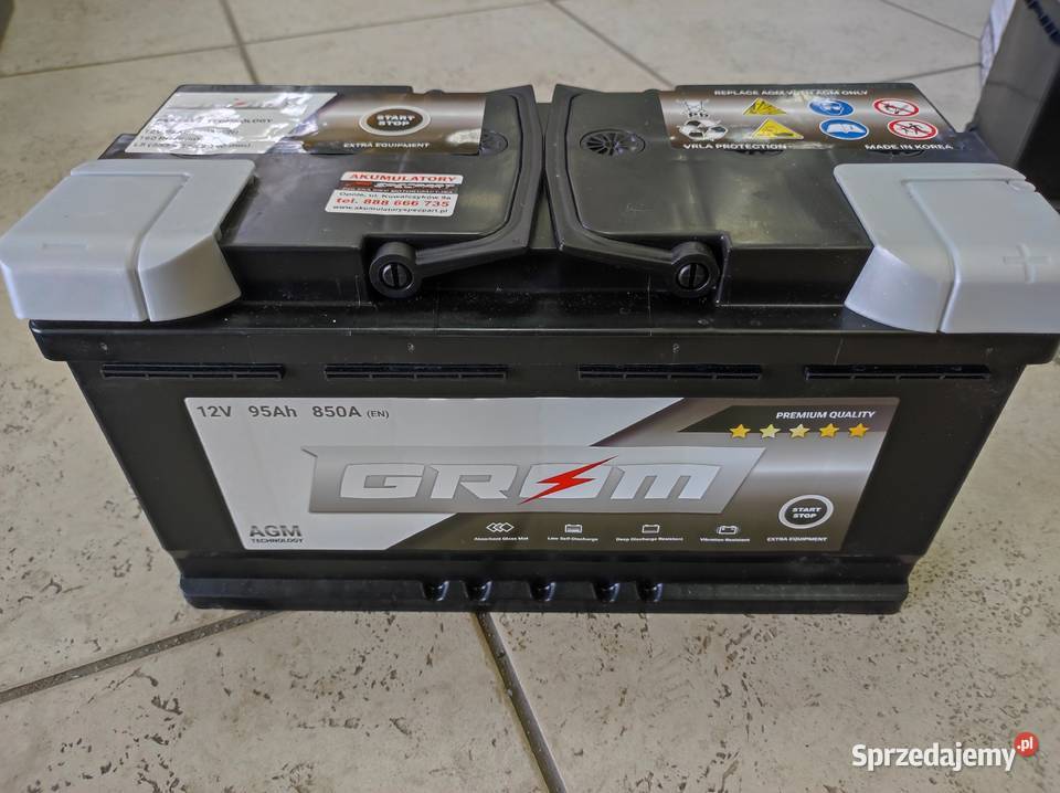 Akumulator GROM AGM STARTSTOP 95Ah 850A Opole