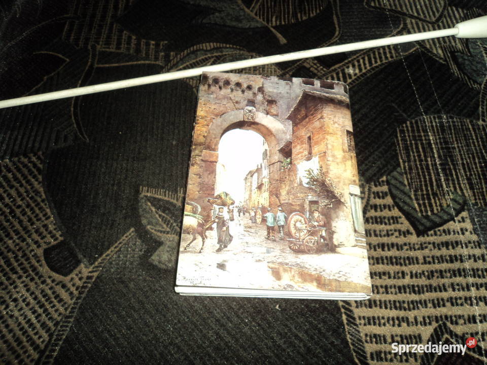 20 włoskich pocztówek Roma sparita harmonijka Nowy Sącz sprzedam