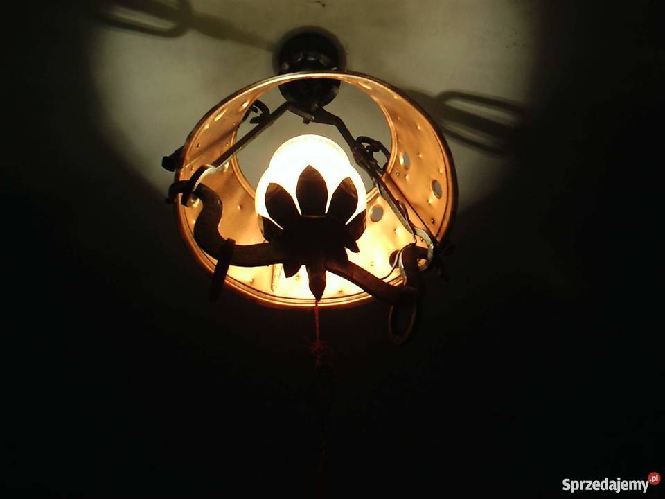 Lampa kowalstwo artystyczne stylowa