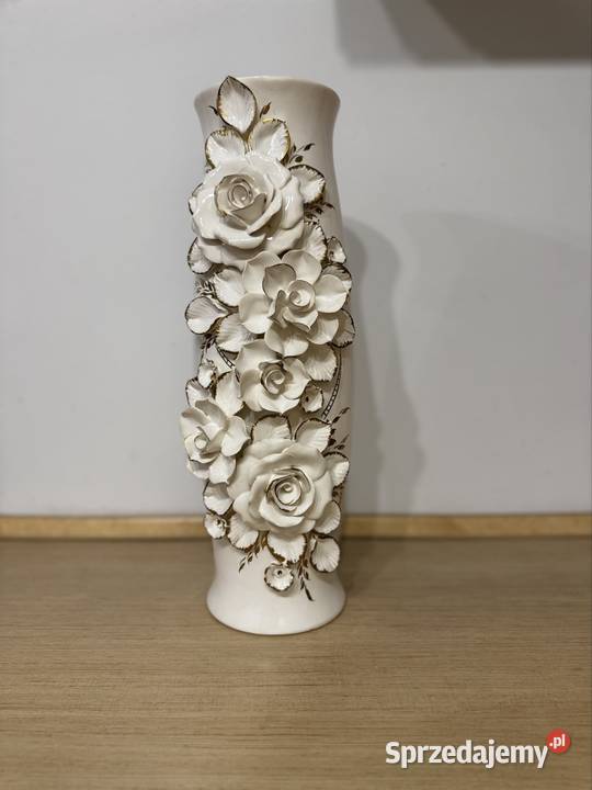 Elegancki ręcznie wykonany ceramiczny wazon Wazony