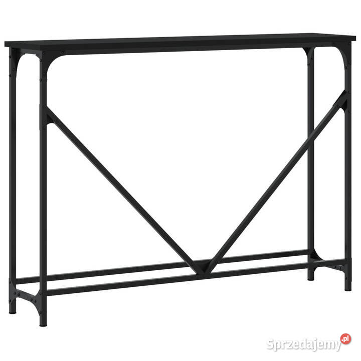 Stolik konsolowy czarny 102x225x75 WM834130 Warszawa