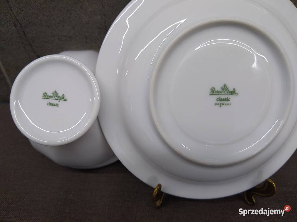 Filiżanka spodek Rosenthal Biała Maria Classic wielkopolskie sprzedam