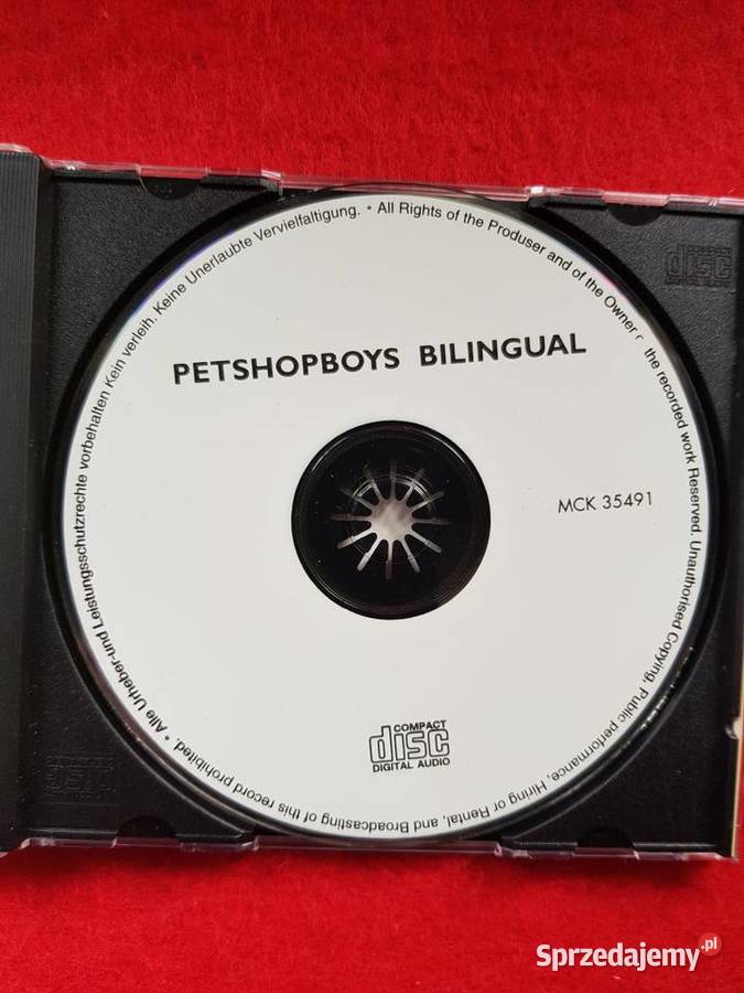 Pet Shop Boys Bilingual cd unikat pop świętokrzyskie Kielce