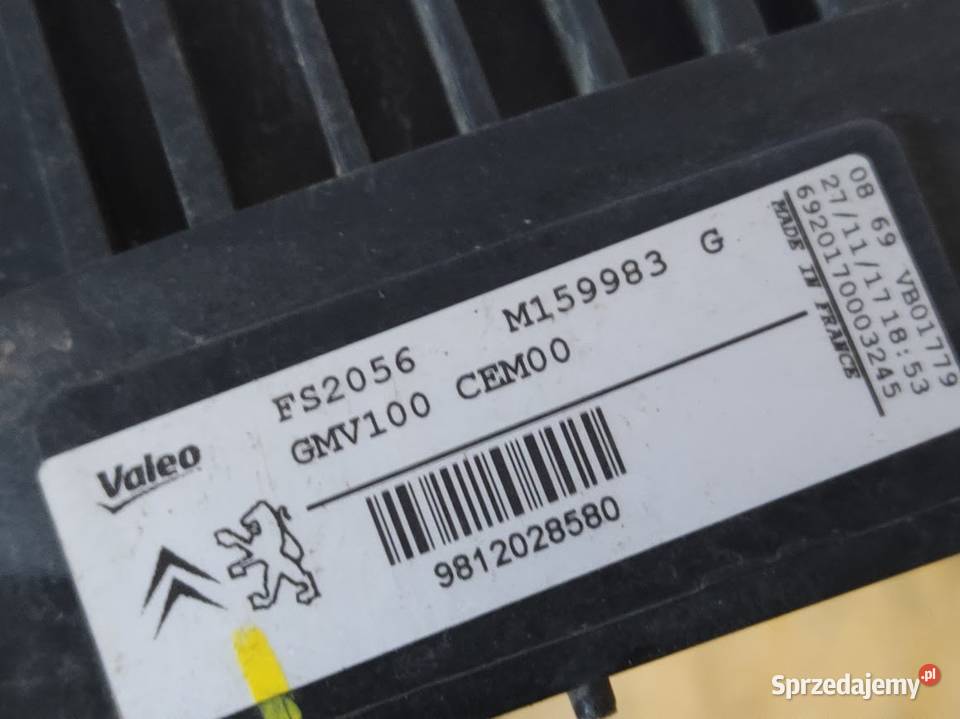 Wentylator Chłodnicy Peugeot 301 Citroen C osobowe Pleszew