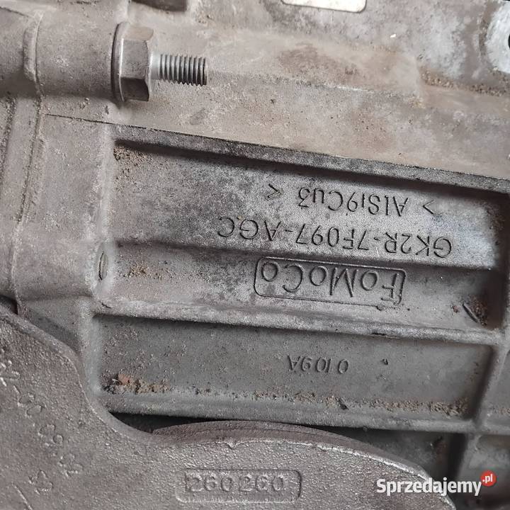 Skrzynia biegów GK2R7002AGA Ford Transit Custom Rok produkcji 2016 Skrzynie biegów manualne Wołomin