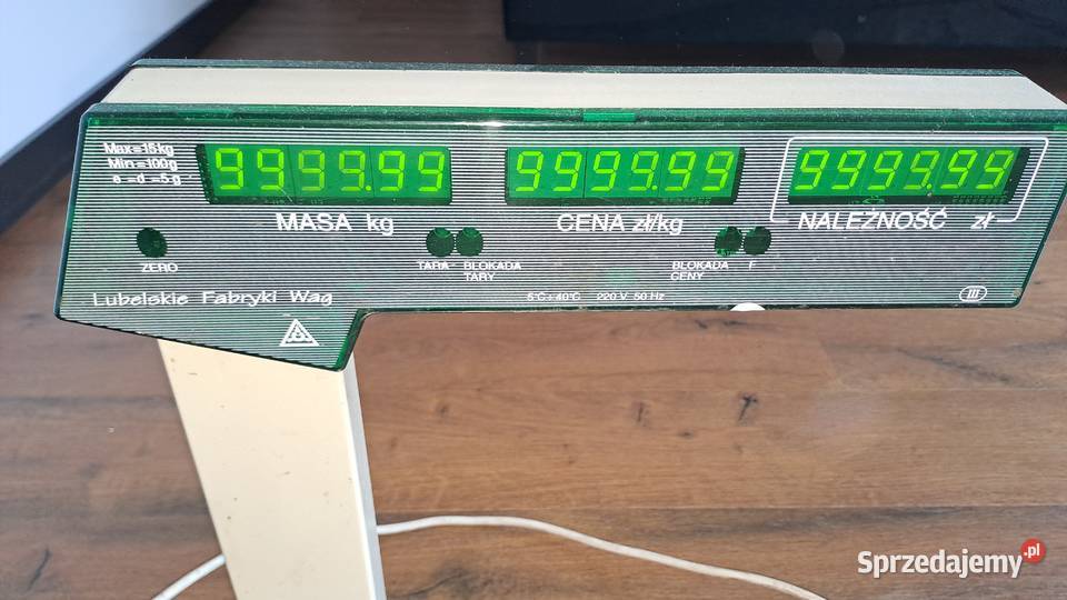 Waga KS15W1 Lubelskie Fabryki Wag 1997 15 sprzedam