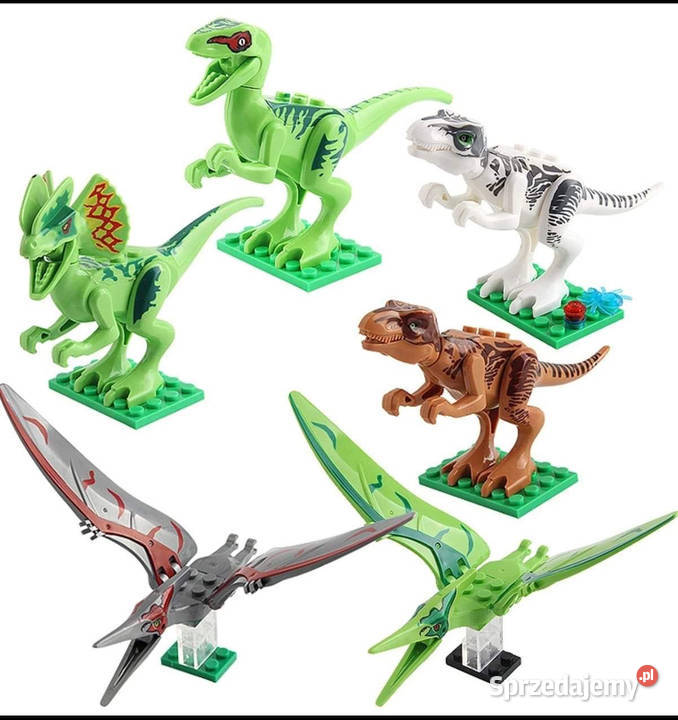 Jurassic World klocki lego dinozaury 12 figurek Strzegom