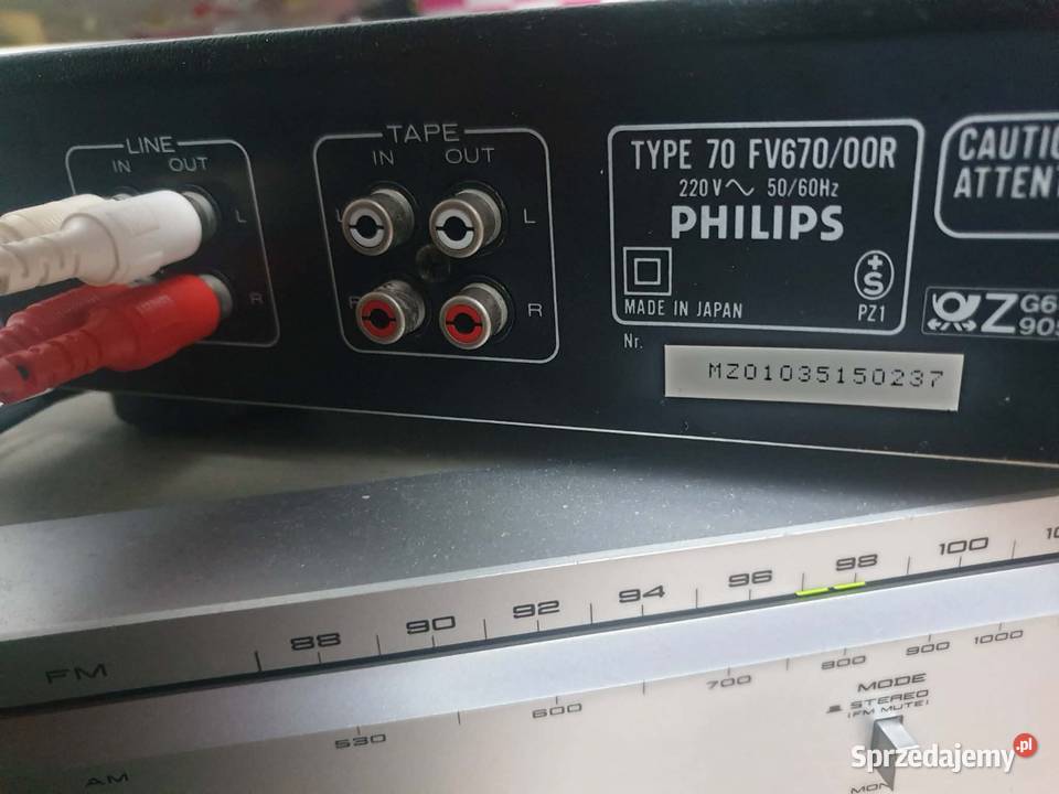 Philips korektor graficzny duża wieża Amplitunery Audio podkarpackie Leżajsk