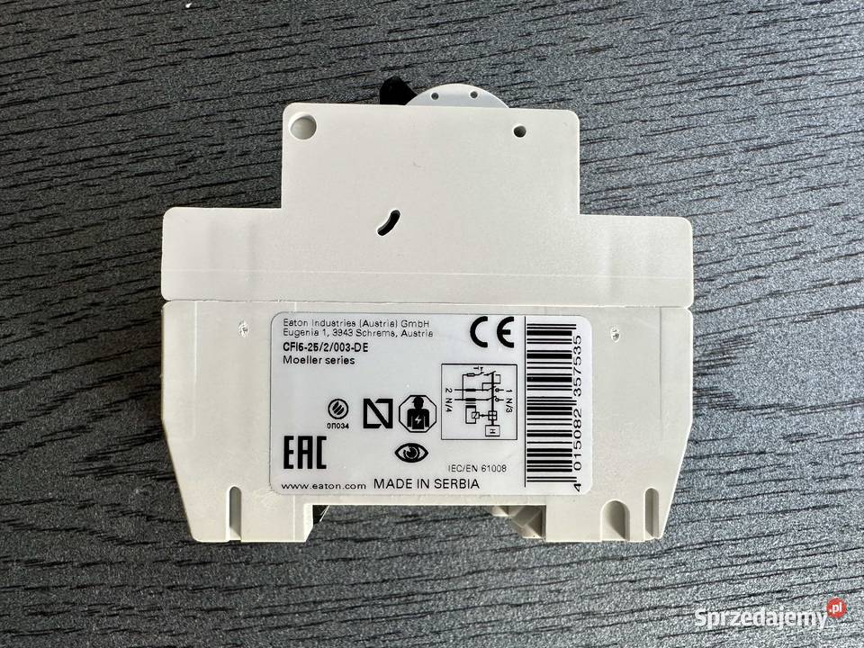 Wyłącznik różnicowoprądowy CFI6252003DE 235753