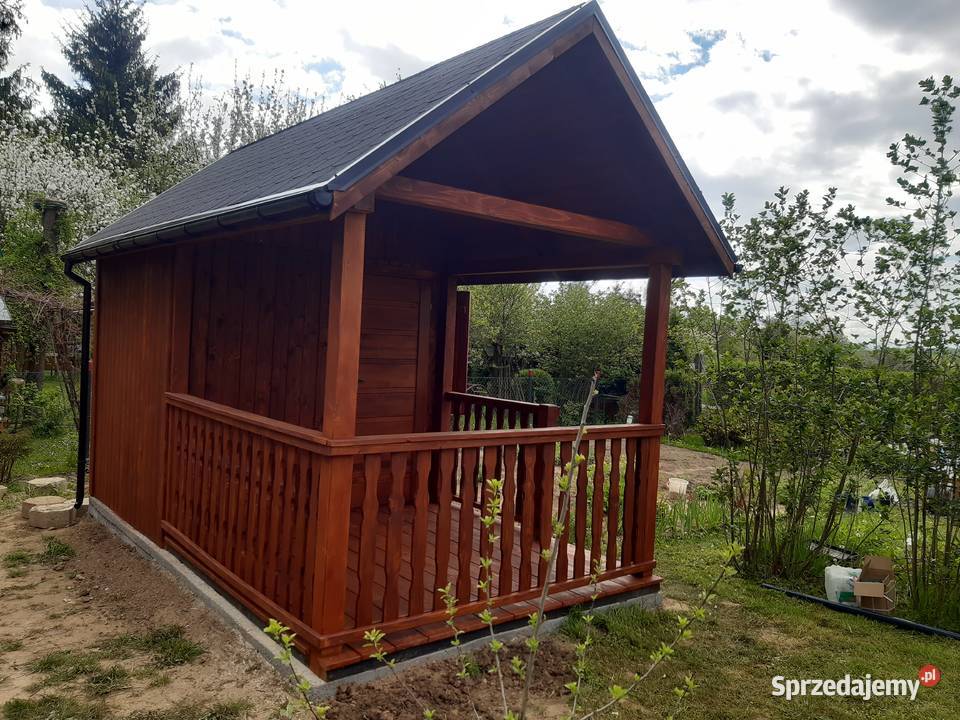 Domek ogrodowy DL3 domek działkowy drewniany Architektura ogrodowa podkarpackie Przemyśl