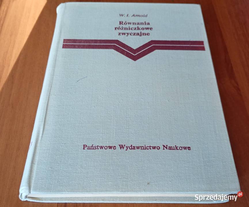 Równania różniczkowe zwyczajne W I Arnold twarda Gdańsk