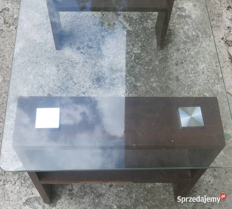 Ława ze szklanym blatem 110 x 60 Kraków sprzedam