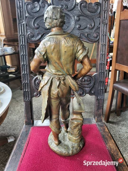 Figur kowala z cynkalu Rybnik