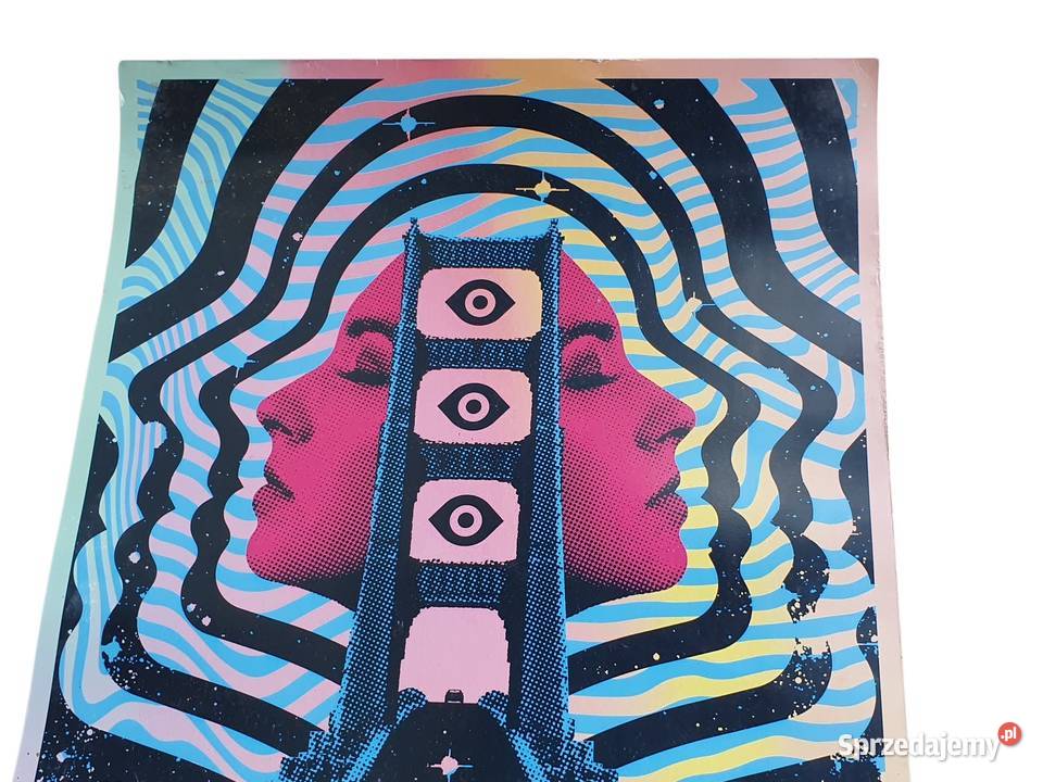 Stary plakat koncertowy Greta Van Fleet unikat Cieszyn