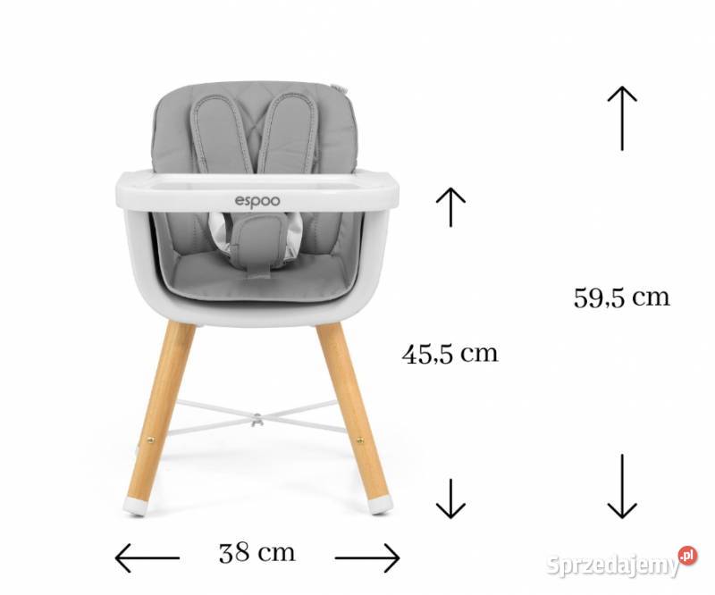 KRZESEŁKO DO KARMIENIA 2W1 ESPOO RÓŻ podlaskie Bielsk Podlaski