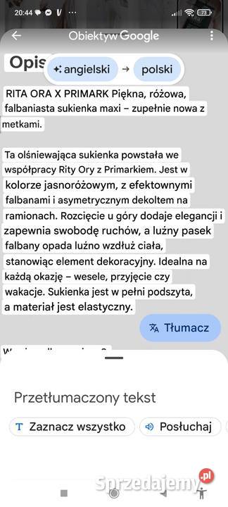 Długa sukienka z falbankami Zakopane