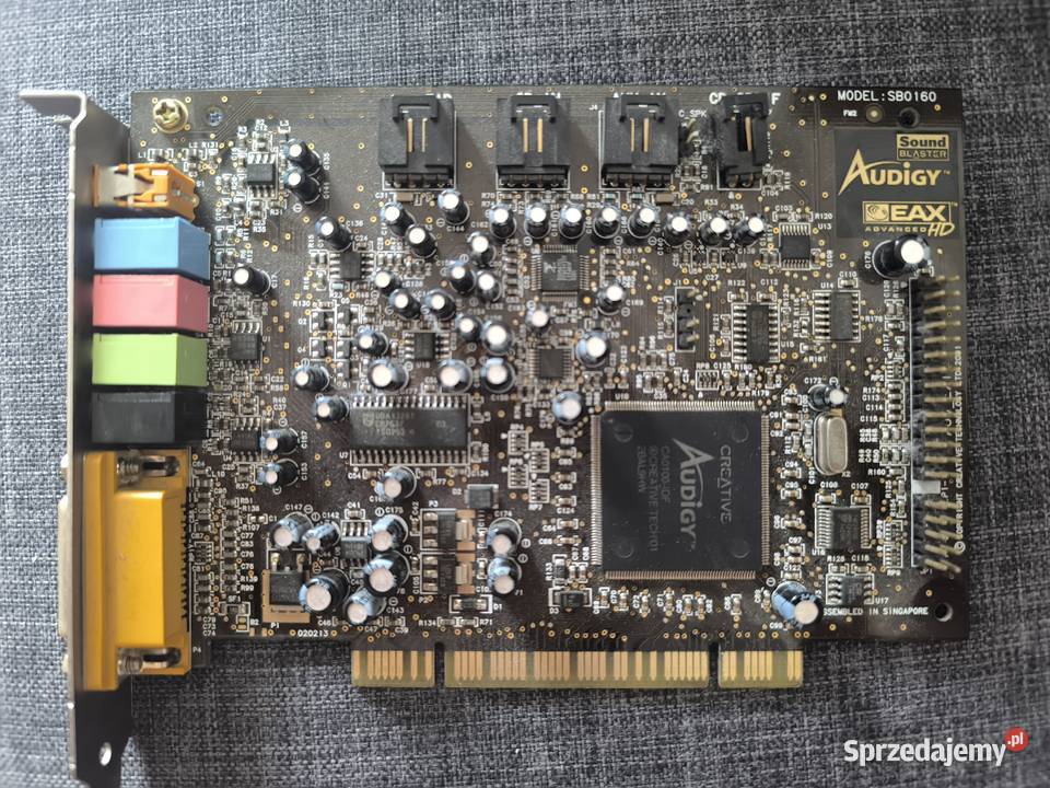 Karta muzyczna SB0160 sound blaster Audigy Karty dźwiękowe Piaseczno