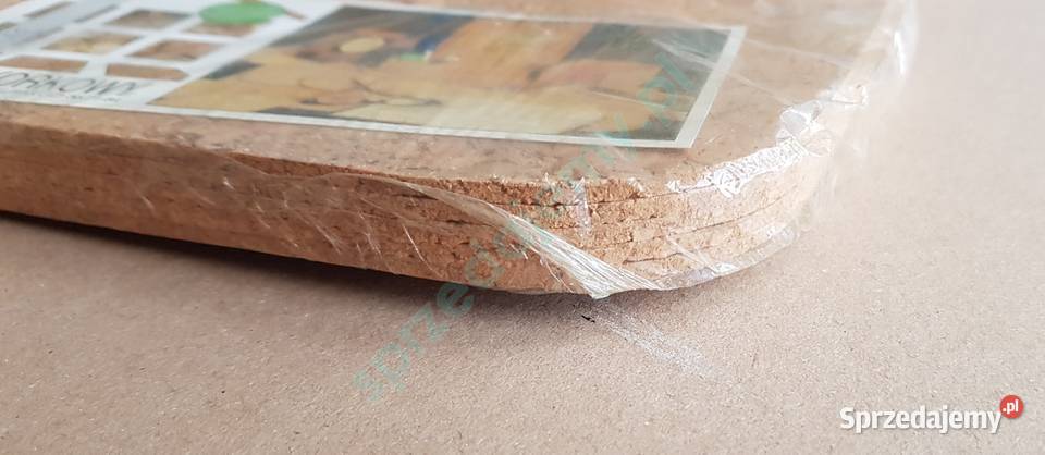 Zestaw korkowy tacka podkładka prostokątna 5