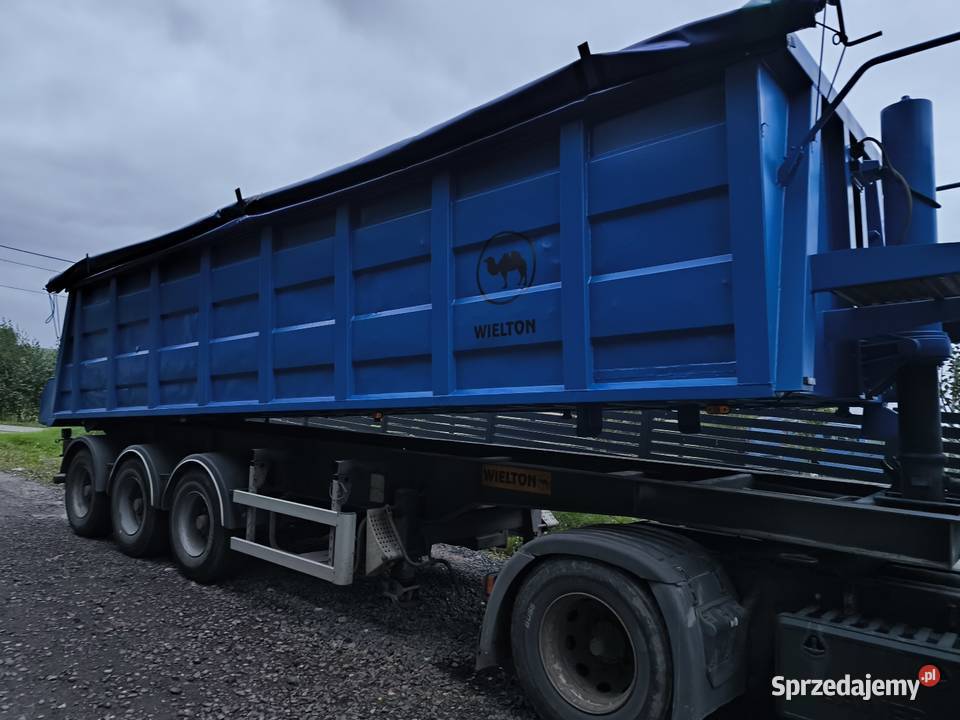 Naczepa Wywrotka Wielton 35 M3 Stalowa Brutto 27500kg Zawiercie