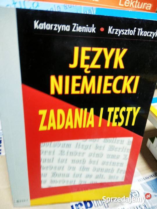 Język niemiecki zadania i testy antykwariat mazowieckie Warszawa