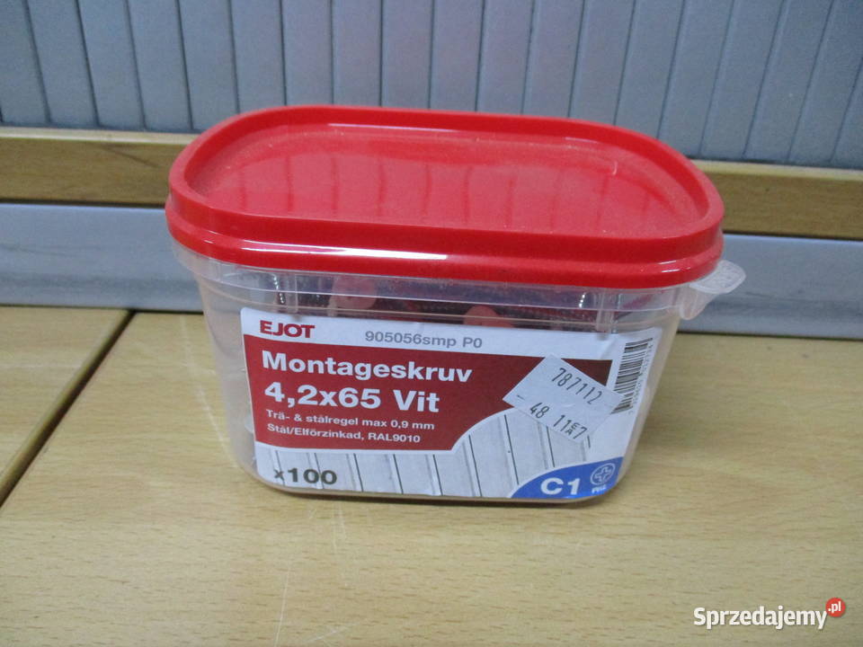 Wkręt samowiercący ejot 42x65 art 905056 drewno kujawsko-pomorskie Mogilno