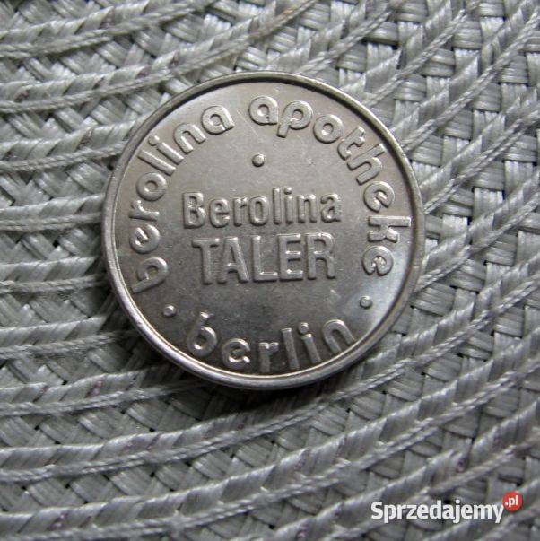 Żeton Apteka Berolina w Berlinie Kalisz