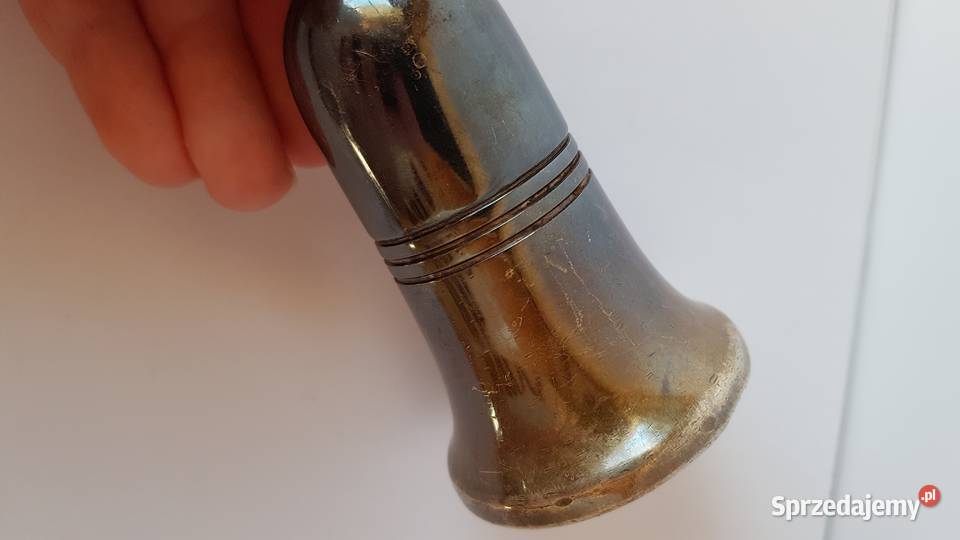 Stara sygnowana platerowana solniczka i Dąbrowa Górnicza