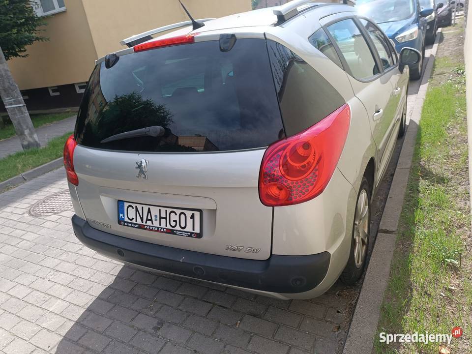 Peugeot 207 SW 16 benz 140 2007 r isofix Nakło nad Notecią