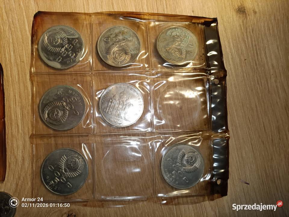 Monety CCCP kolekcja 35 sztuk tanio Krze Duże