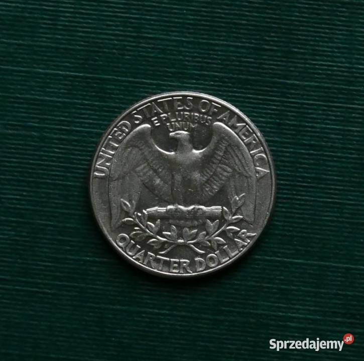USA dolara 1987r Ćwierćdolarówka Waszyngtona Gliwice