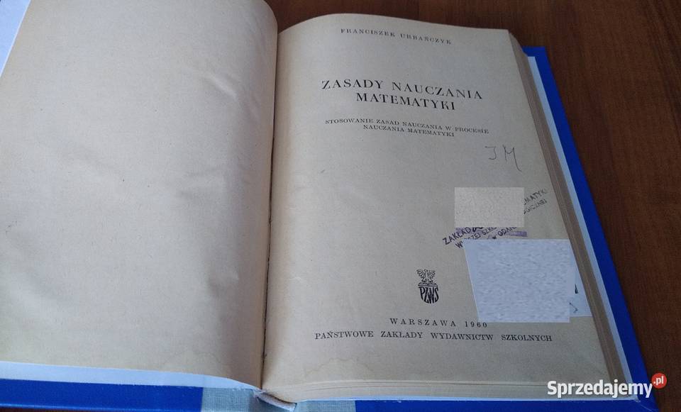 Zasady nauczania matematyki Franciszek Urbańczyk pomorskie Gdańsk
