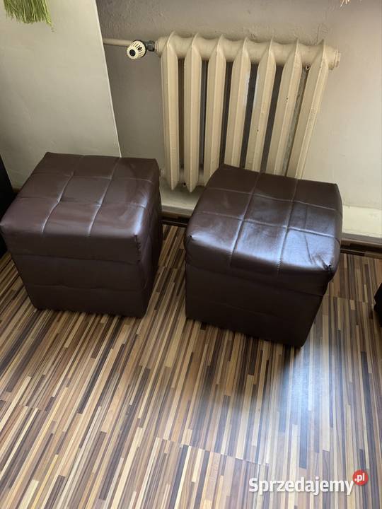 Pufy z ekoskóry z funkcją pojemnika mazowieckie