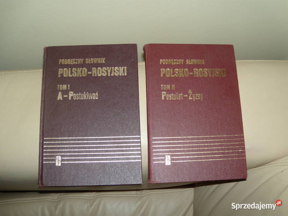 Słownik polskorosyjski tom 1 i 2 mazowieckie Warszawa
