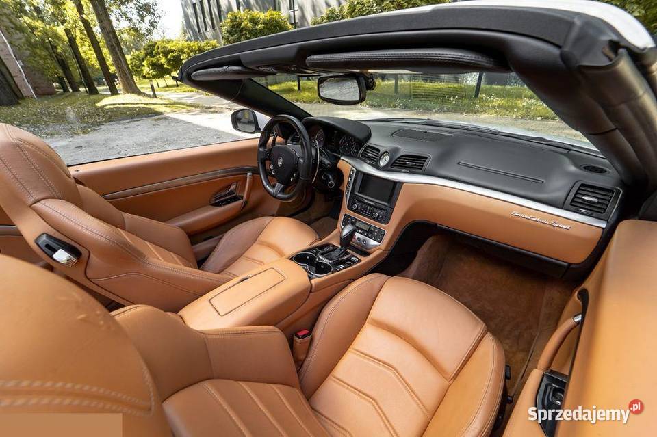 Maserati GranCabrio Sport 47 Benzyna 460 2015r lubuskie Zielona Góra