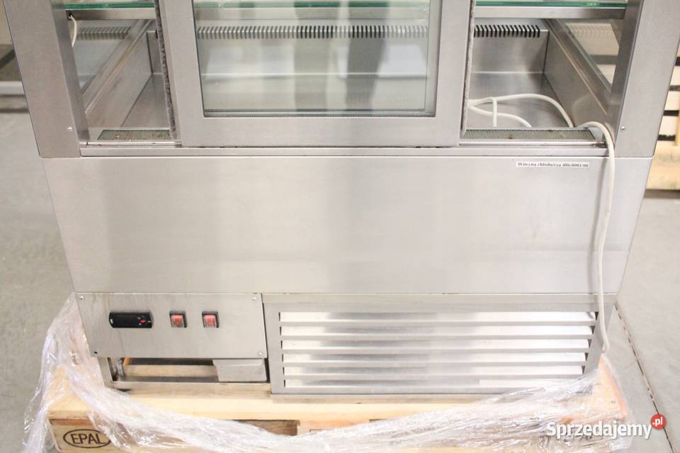 Witryna chłodnicza cukiernicza szer 100 3 półki Góra
