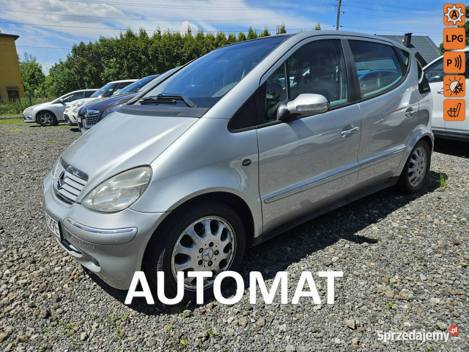 Mercedes A 140 Automat Gaz Podgrzewane fotele Hatchback Ruda Śląska sprzedam