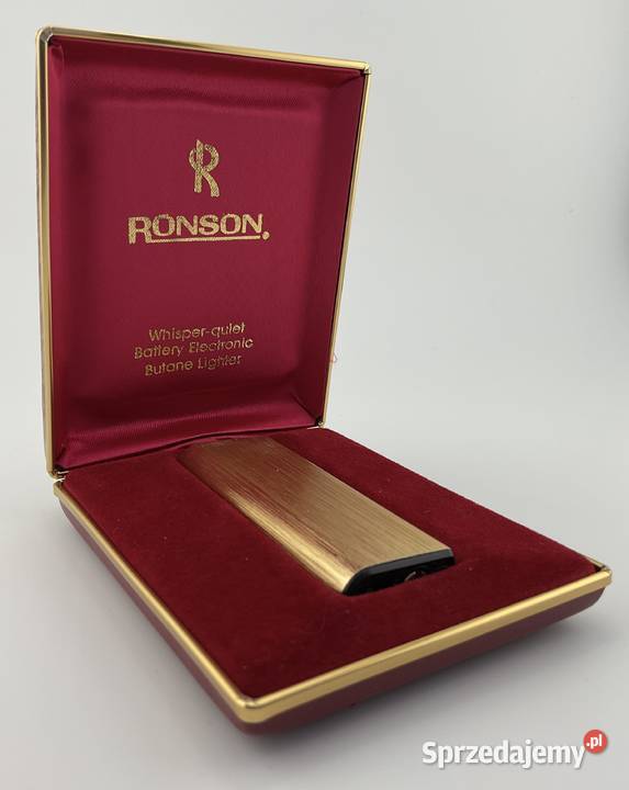 Ronson WhisperQuiet Gold FULL SET Klasa Mint małopolskie Kraków
