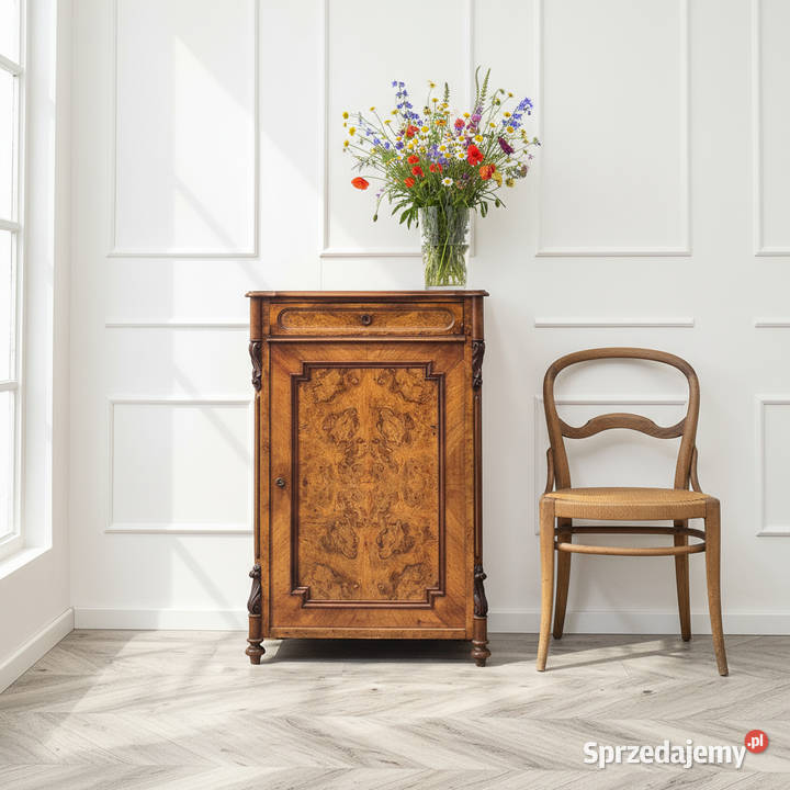 Bieliźniarka KOMODA Ludwik Filip ANTYK 1p XX Kredensy i witryny Kalisz sprzedam