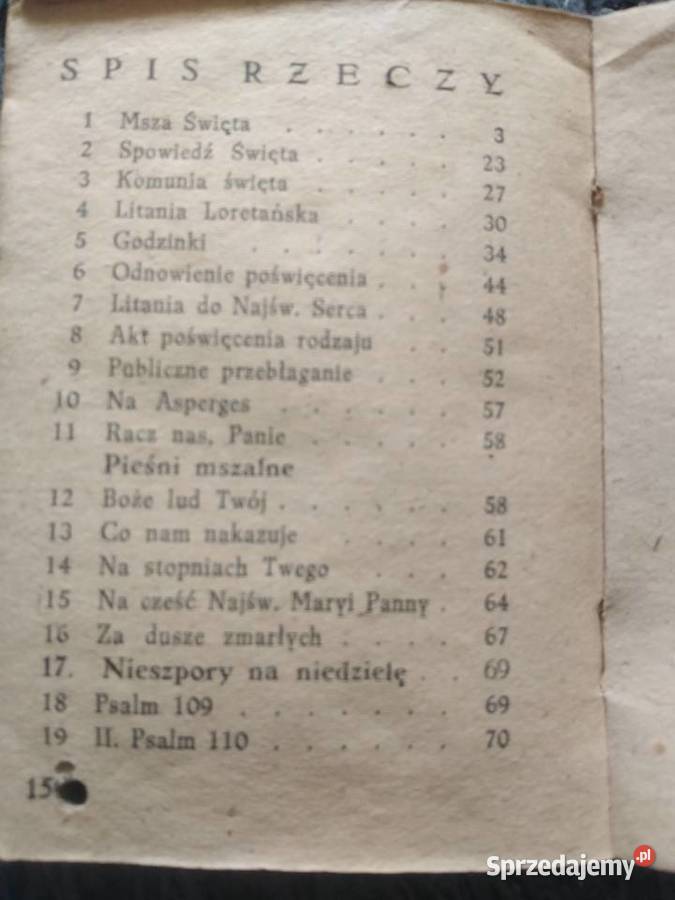 Śpiewajmy Panu Milik 1946 miękka Wałbrzych