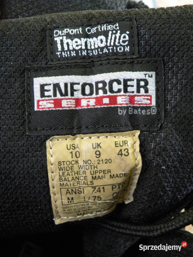 Buty BATES Enforcer ocieplane 10R safety toe Wrocław sprzedam