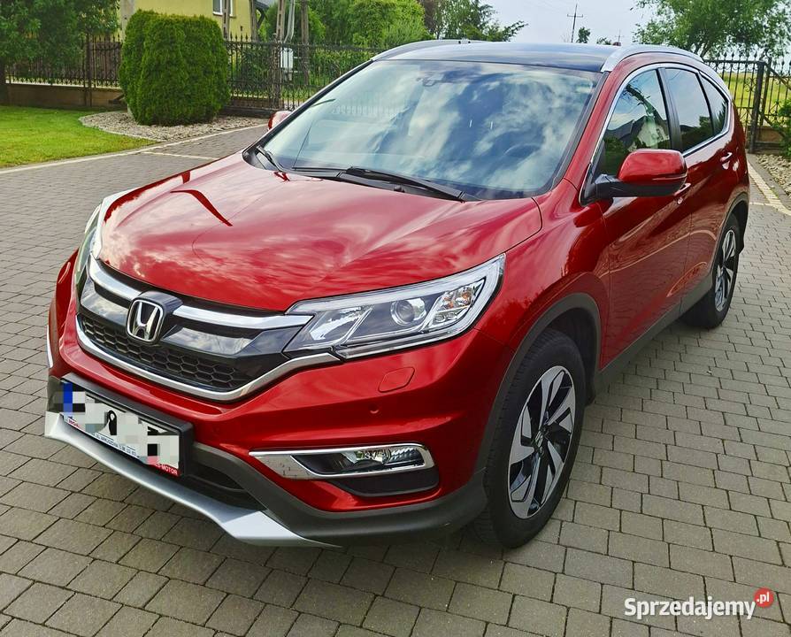 Piękna Honda CRV 20 155 Executive 4x4 2016r światła do jazdy dziennej Wyszków