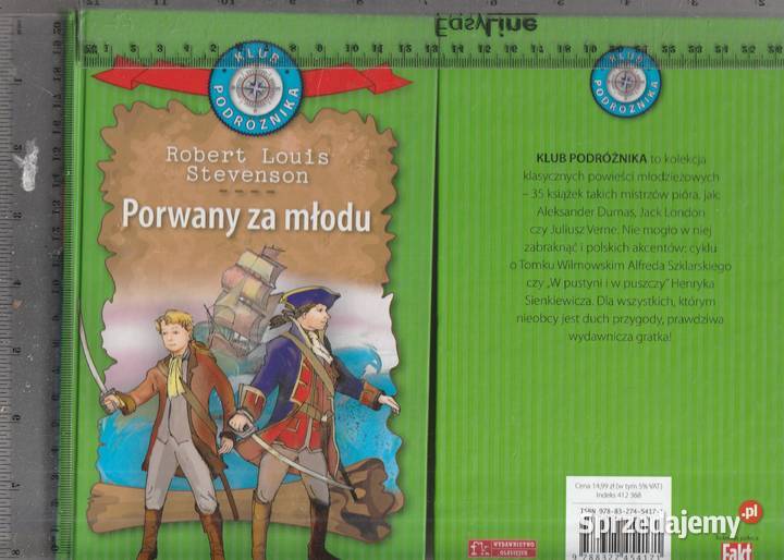 Porwany młodu Robert Louis Stevenson Pruszków