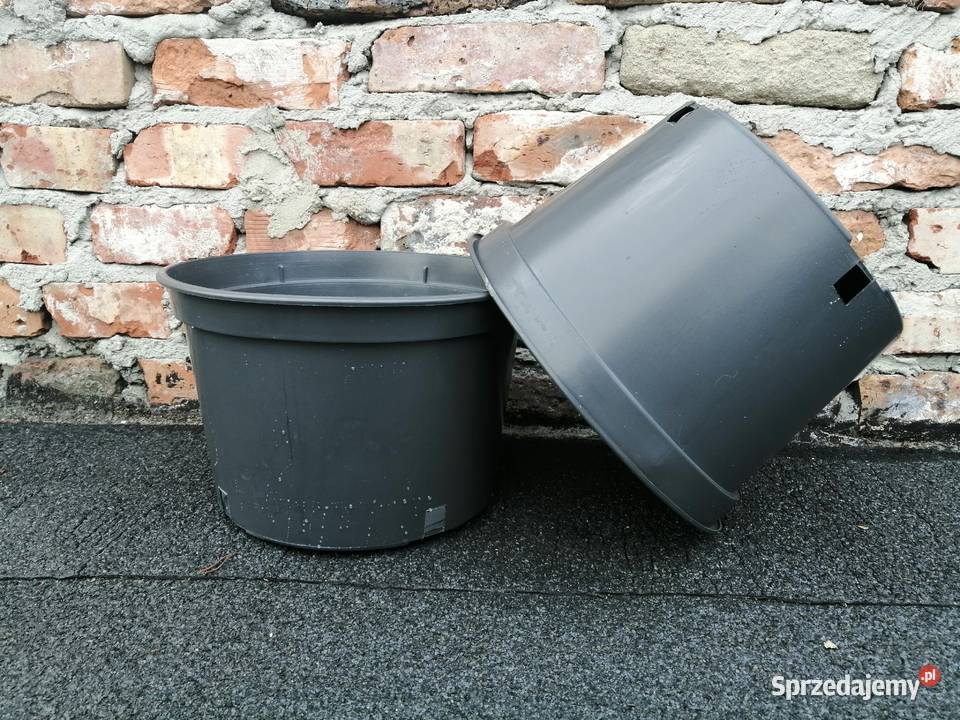 Doniczki 10 L litrów SZEROKIE TWARDE NOWE 30 Ogród Siewierz