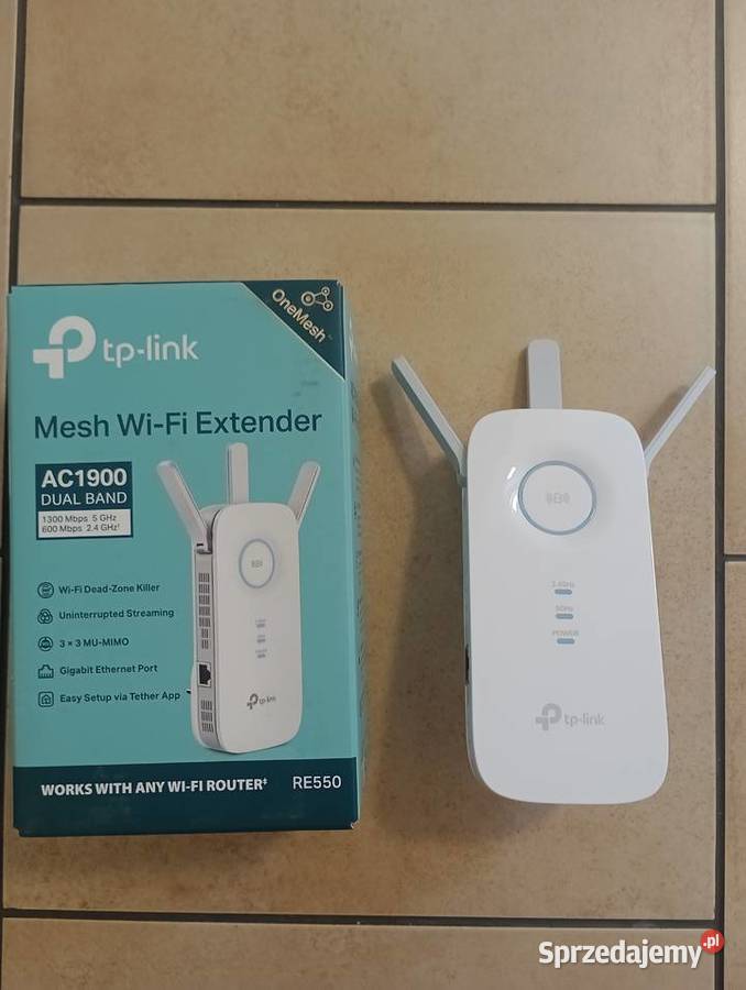 Wzmacniacz sieci TPLINK RE550 24 5 GHz WiFi 5
