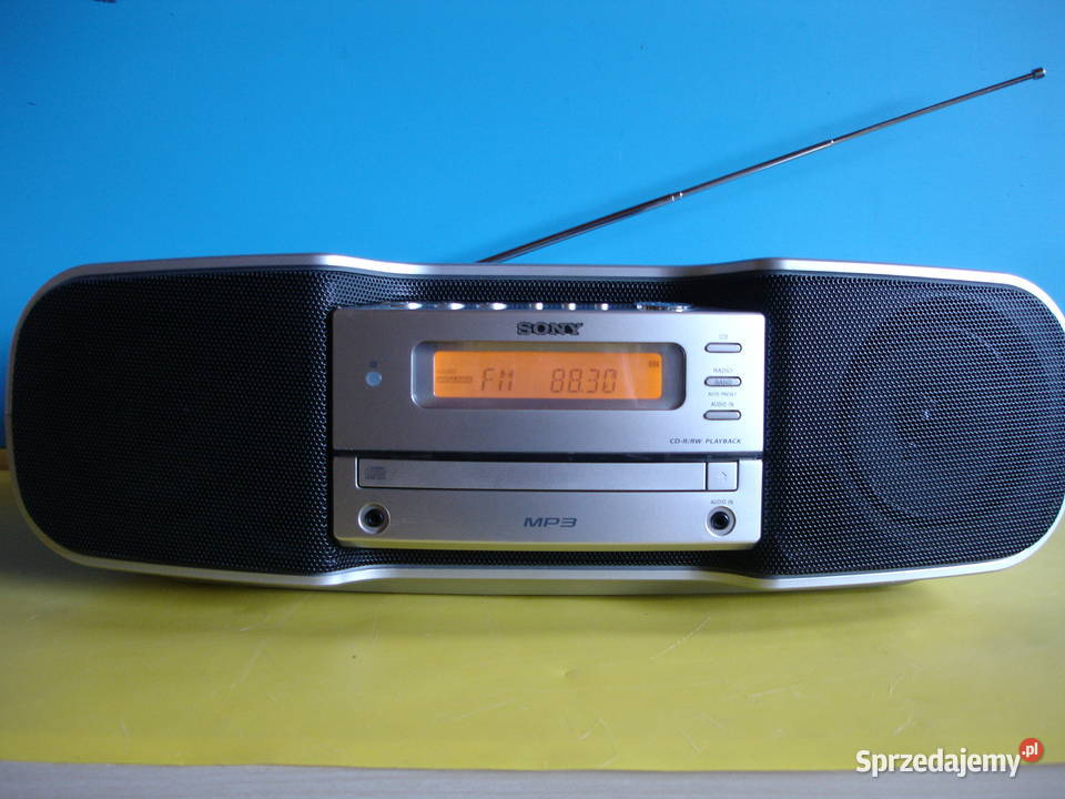 Radiomagnetofon z CD SONY ZS-S50CP+PILOT