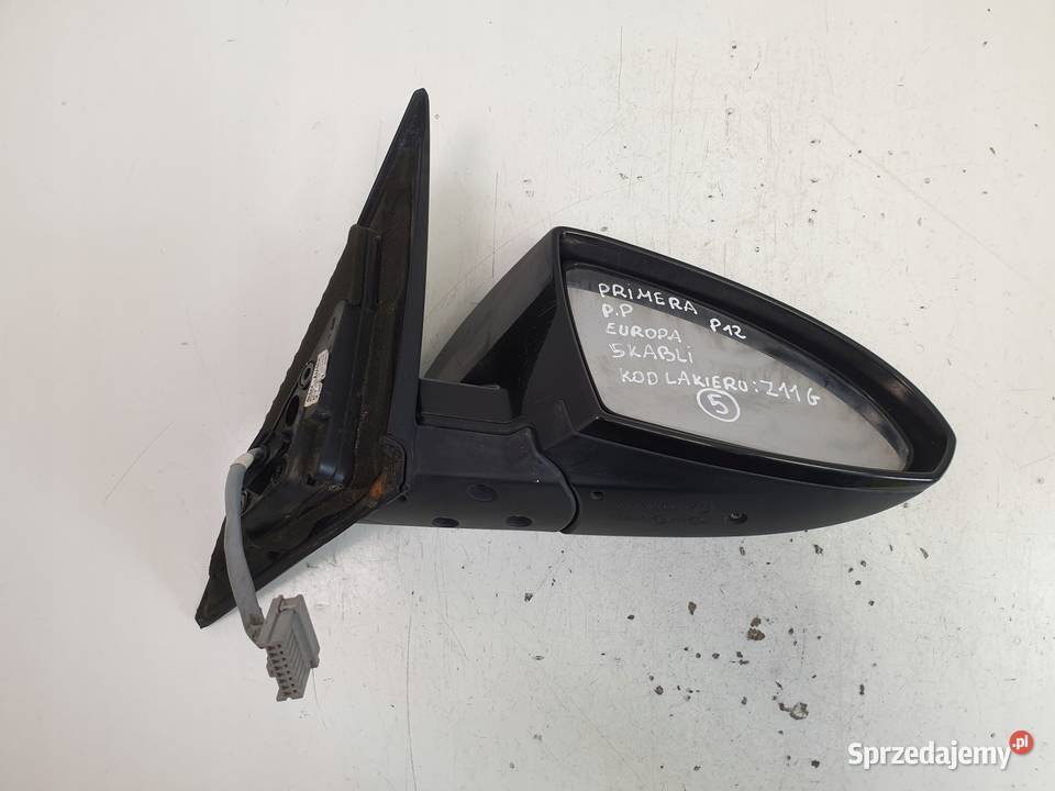 LUSTERKO PRAWE PASAŻERA Nissan Primera P12 Z11G osobowe lubelskie Rudka sprzedam