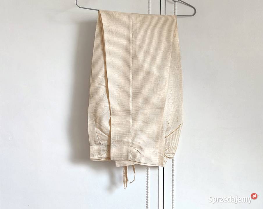 Indyjski komplet S 36 beżowy złoty malowany żółty/złoty Szczecin