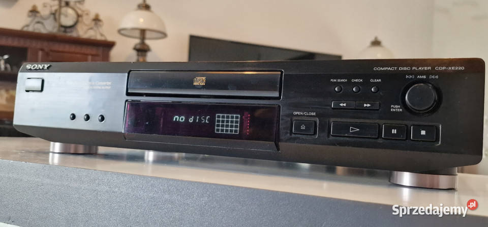 SONY odtwarzacz CD player CDP XE 220 CDPXE220 Odtwarzacze CD i MD Międzychód sprzedam