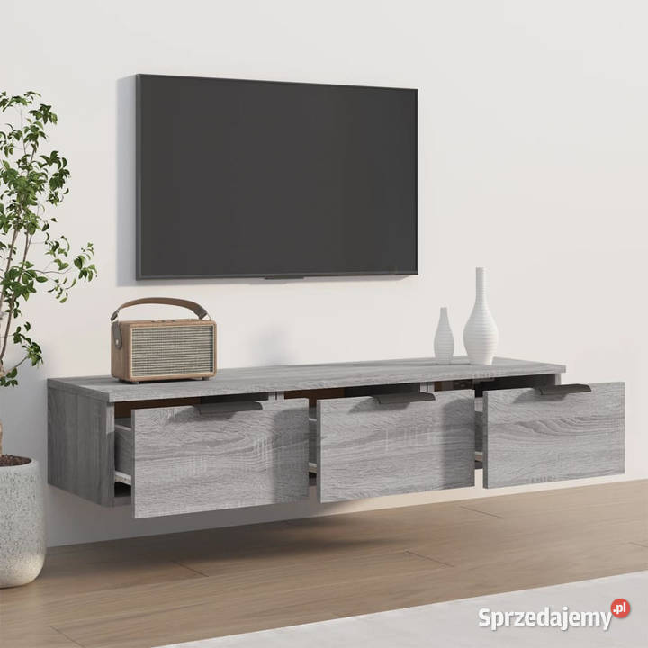 Szafka ścienna szary dąb sonoma 102x30x20 Warszawa